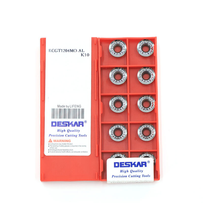 DESKAR RCGT1204MO-AL K10 Cnc Lathe Cutter Cutting Carbide Inserts Tool Parts Turning Tools For Aluminum factory