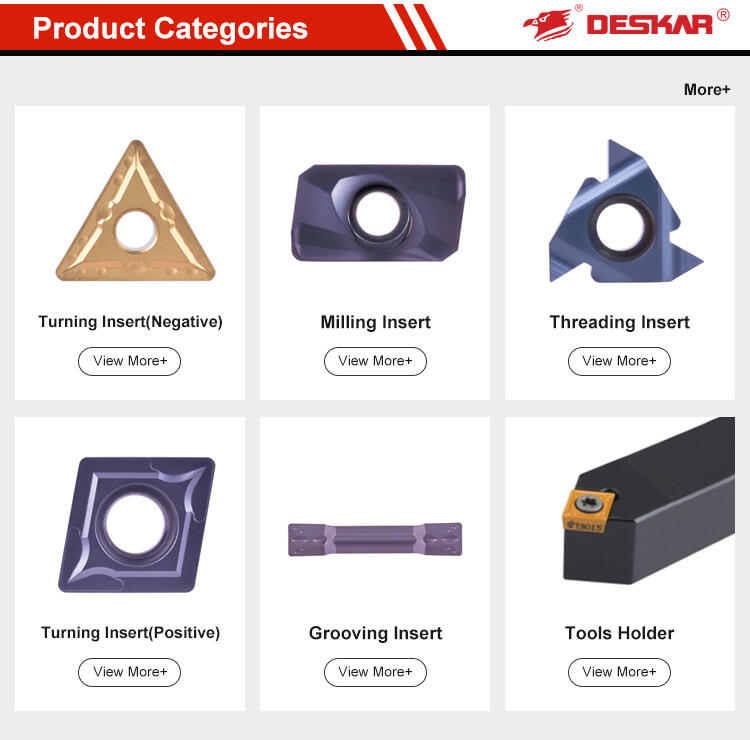 DESKAR 16 ER 2.0 ISO LF6118 Indexable Tungsten Carbide Threading Lathe Inserts for Threaded Lathe Holder manufacture