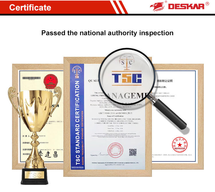 DESKAR 16 ER 2.0 ISO LF6118 Indexable Tungsten Carbide Threading Lathe Inserts for Threaded Lathe Holder details