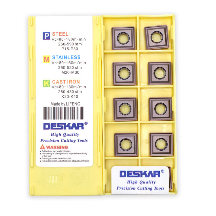 DESKAR SNMG120404-MS LF6018 Square CNC Lathe Turning Tools Carbide Insert Have Excellent Toughness Medium Machining manufacture