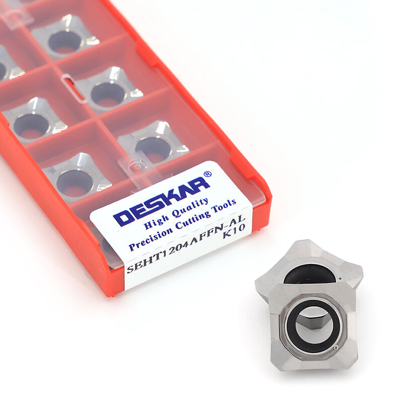 DESKAR SEHT1204AFFN-AL K10 External Turning Tool Carbide Insert Cnc Lathe Aluminum And Copper Turning Insert supplier
