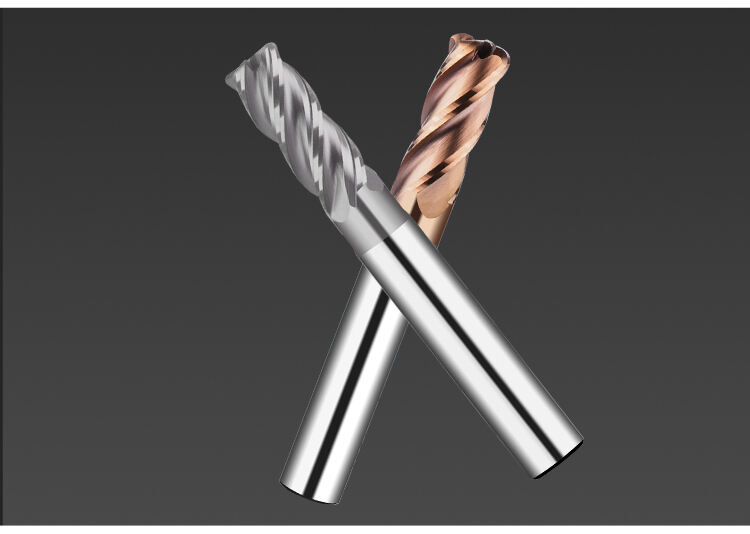 DESKAR HRC58 Carbide End Mills Tungsten Steel Alloy 4 Edge End Milling Cutter Coated Steel Hardened Milling Cutter cnc cutting supplier