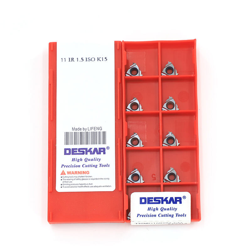 DESKAR 11 IR 1.5 ISO K15 Threaded Inserts Carbide Insert Threading Inserts manufacture