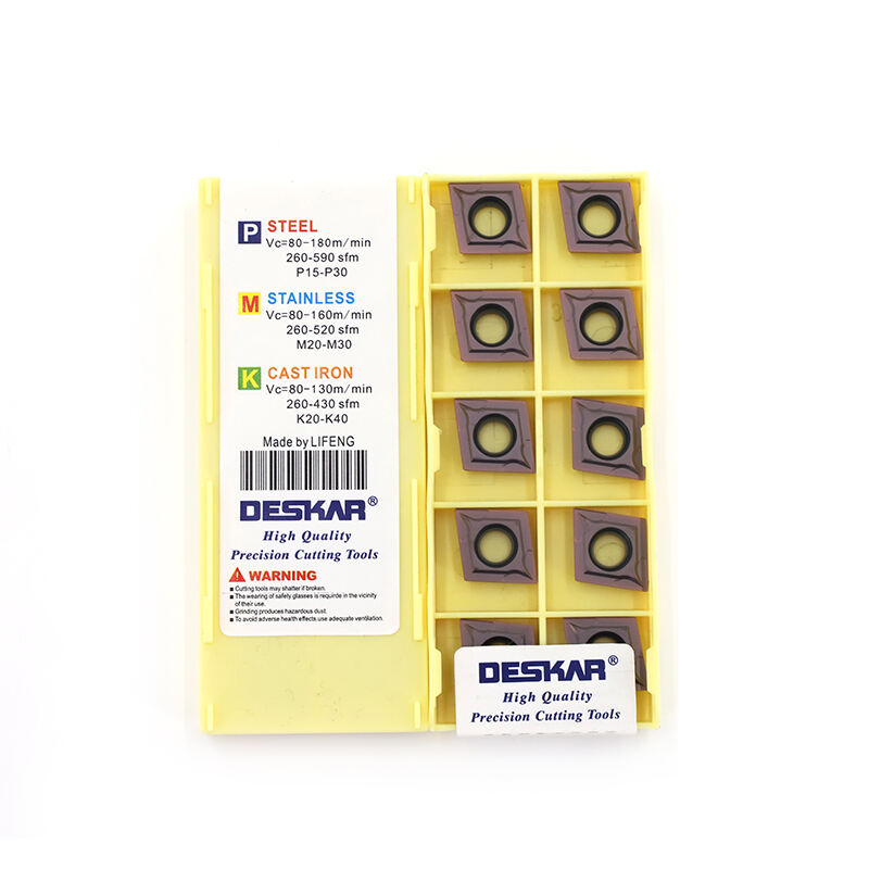 DESKAR CCMT120404 CCMT120408 LF6018 Internal Turning Tool Carbide Insert For Steel factory