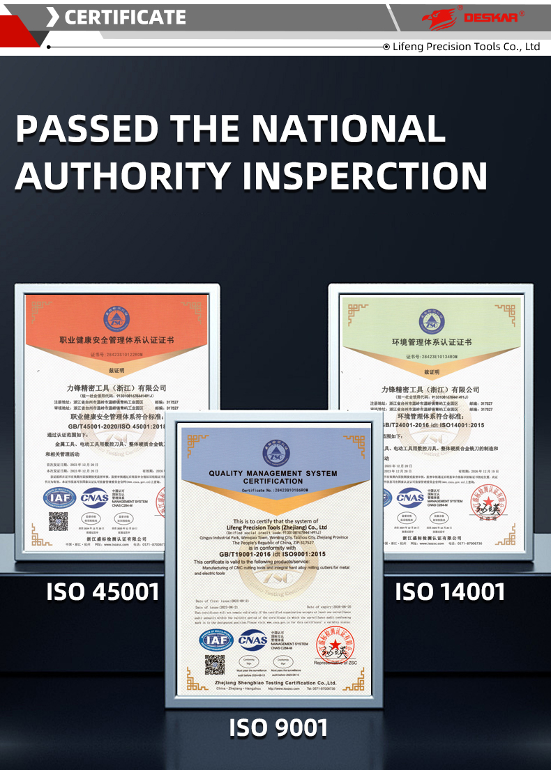 DESKAR Cnc End Mill Cutting Tool Tungsten Milling Cutter Endmill Carbide End Mills 4 Flutes for Steel End Mill Flat Cnc Cutting details