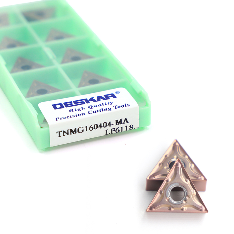 DESKAR TNMG160404-MA TNMG160408-MA LF6118 TNMG 16048 160404 Inserto CNC Lathe Turning Tool Original Cut Carbide Insert